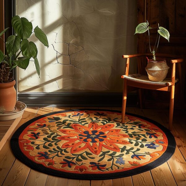 4 Feet Custom Round Rugs