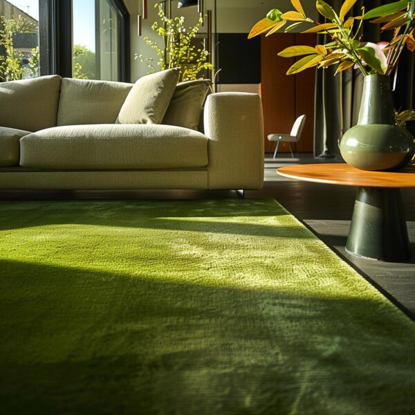 Custom Tufted Green Rugs