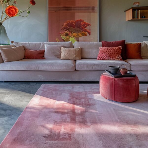 Custom Tufted Pink Rugs