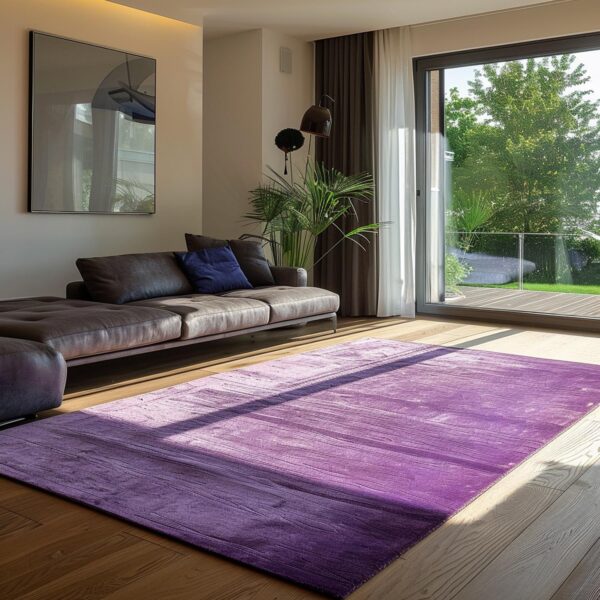 Custom Tufted Purple Rugs