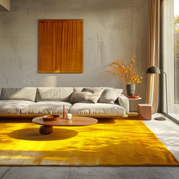 Custom Tufted Yellow Rugs